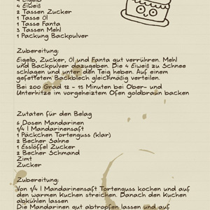 Fantakuchen Rezept