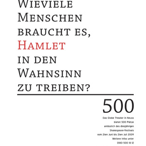 Shakespeare-Plakat Hamlet